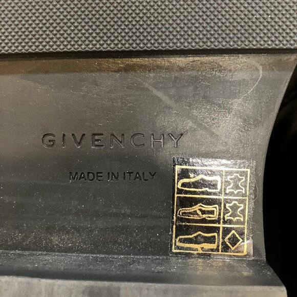 GIVENCHY SQUARED LACE-UP BLACK LEATHER WOMEN'S ANKLE BOOTS Sz. 36.5 Exc Cond - Picture 6 of 7